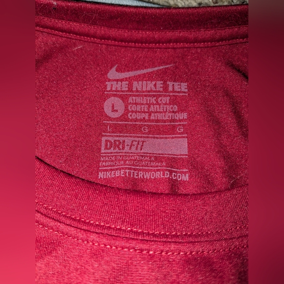 Four (4) Nike dri fit mens Alabama tshirts large. - Picture 5 of 9